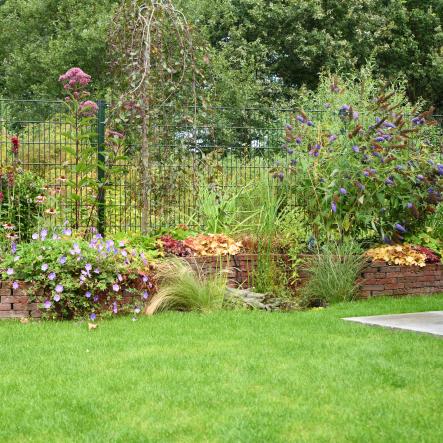 border tuin ideeën tuin met borders vaste planten border